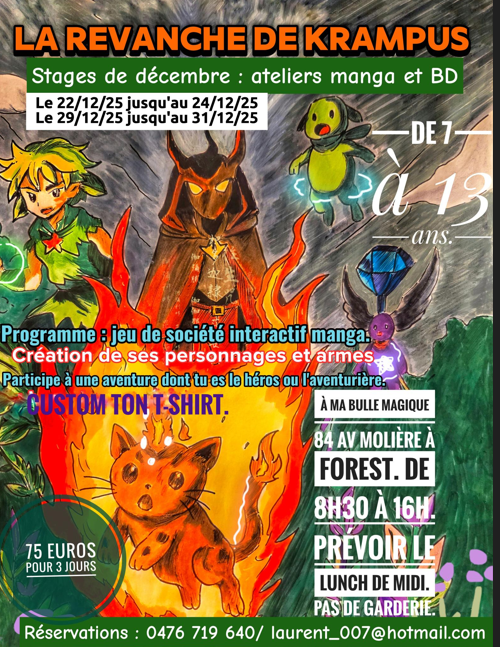 Manga affiche stage